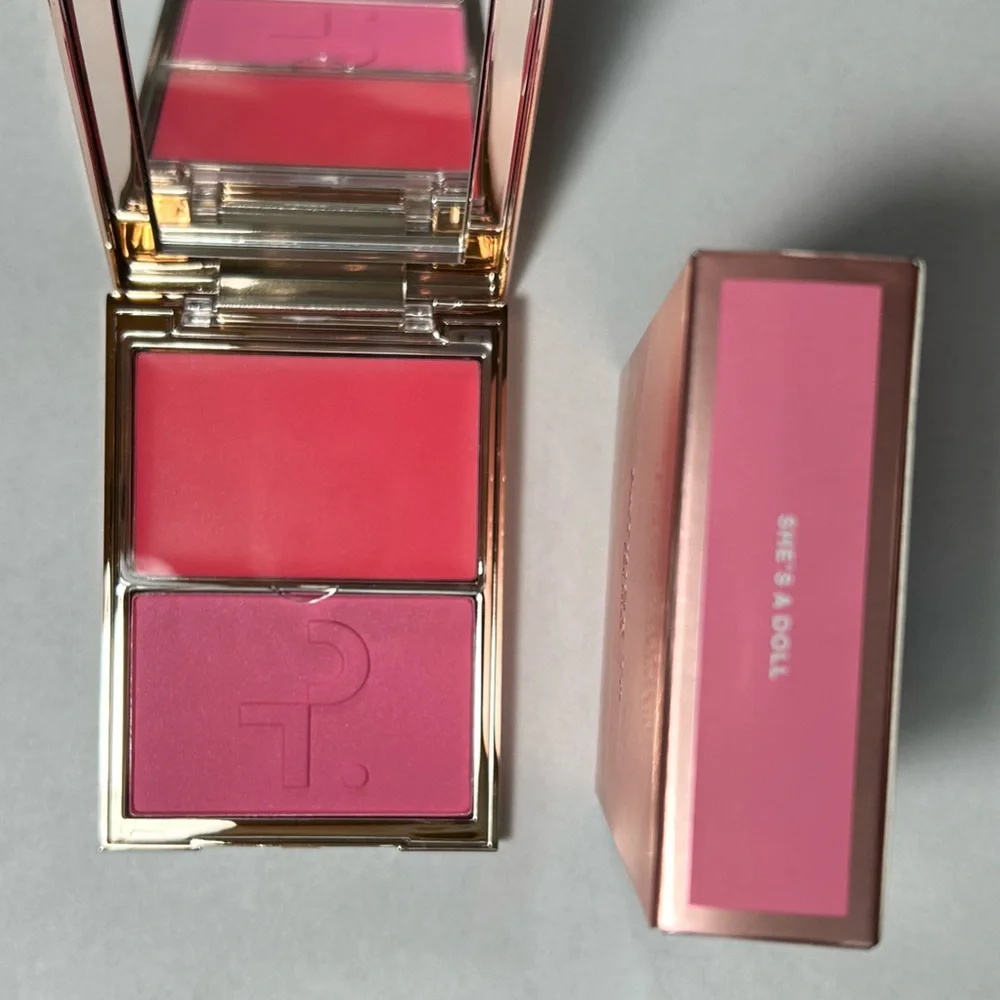 NWT🌷Patrick Ta Major Headlines Double Take Blush Duo in “She’s a Doll”